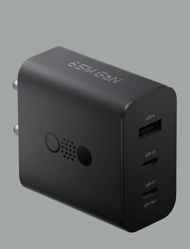 Image of Nothing 65W GaN 3A Multiport Mobile Adapter & CMF C to C Cable (1.3M) (Complete Combo-Dark Grey)