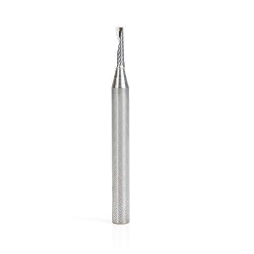 Amana Tool - 57316 Metric Solid Carbide CNC Spiral 'O' Single Flute, Plastic Cutting 3 Dia