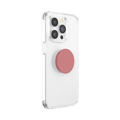 Image of PopSockets Adhesive Phone Grip, Holder, Phone Stand, Cute Pink - Clay