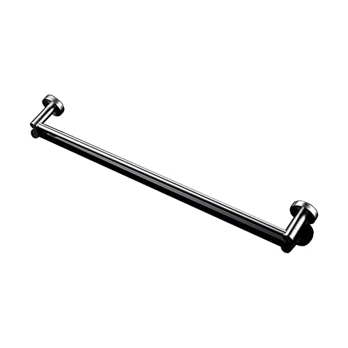 Porte-serviettes à barre unique support mural accessoire douche - 2