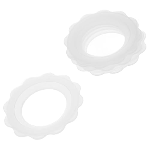 Warmhm 5stücke Silikon-stillringe Weiche Brustschutzabdeckungen Schweißresistente Stillcups Für Sommer Atmungsaktive Stillbrustcups Zum Wiederholten Gebrauch