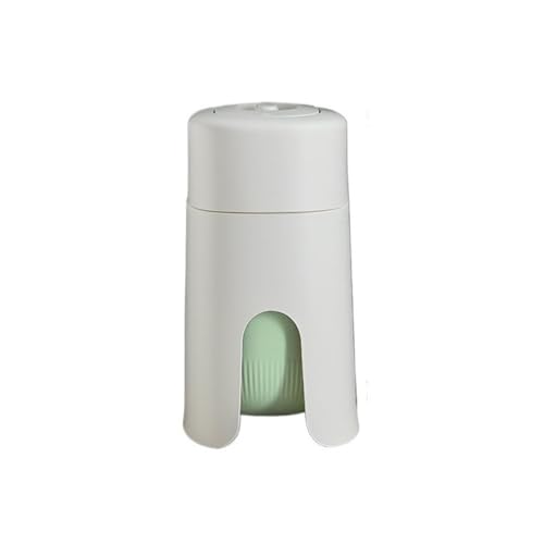 Cubo de basura for baño de 11L con tapa a presión color verde