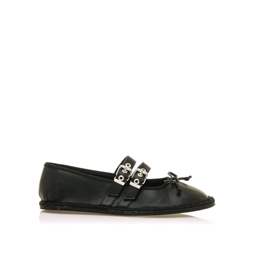MTNG Zapatos Planos Mujer Zapatos Planos FLO 59763 Mujer Zapatos Planos Casual Cierre con Hebilla 59057 Negro Imagen de MTNG Zapatos Planos Mujer Zapatos Planos FLO 59763 Mujer Zapatos Planos Casual Cierre con Hebilla 59057 Negro