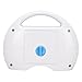 GLOGLOW Shower Radio, Water Proof AM FM Radio with Electronic Tuning for Bathroom, Portable Compact Design Blue