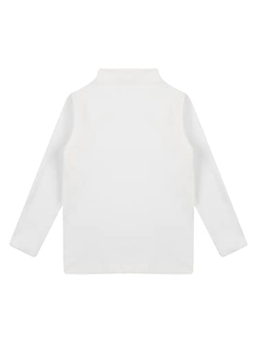 Kids Toddlers Girls Base Layer Undershirt Mock Neck Long Sleeves Thermal Shirts Workout Dance Tops4
