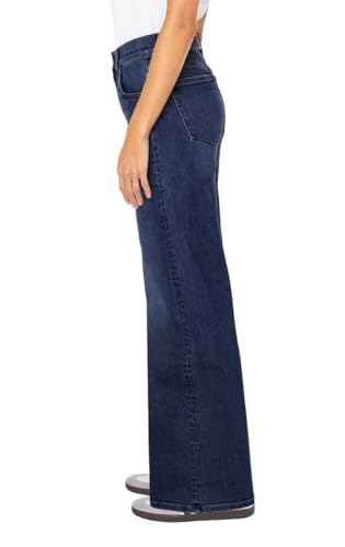 Well Worn Women's Wide Leg Jeans, Blue, 14/342