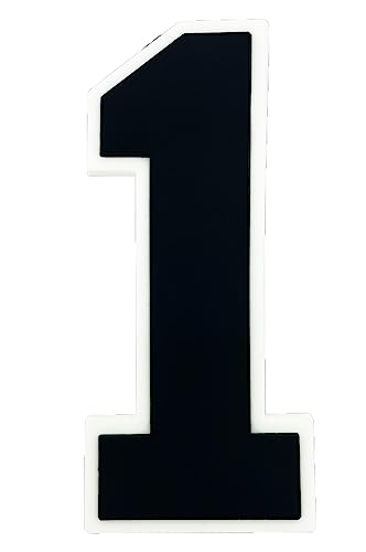 JinJing Large Lucky Number Charms for Bogg Bag Beach Tote Handbag Decorative Accessories 0-9