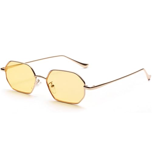 Lunettes de soleil rétro en métal pour vos sorties en ville et moments de détente