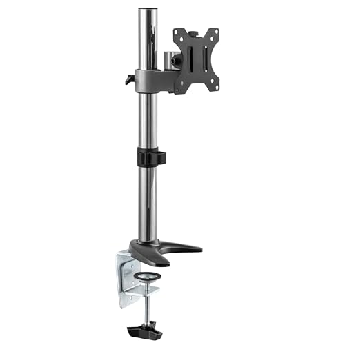 RICOO Soporte Monitor Mesa Giratorio Inclinable Pantalla PC 13-30' (33-76cm) TS2411 Base articulado Monitores Ordenador VESA 75x75 100x100