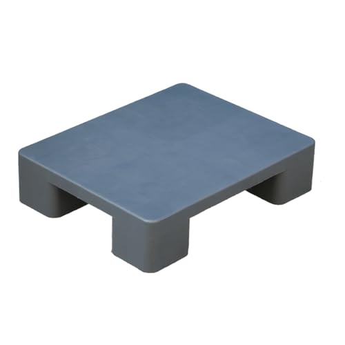 HJLKDYM Palets De Polietileno Encajables, Palets De Suelo,Palets De Plástico para Cocinas De Restaurantes Tiendas Supermercados Sótanos Almacenamiento Almacén(Grey,50x40x12cm)