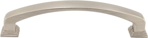 RecPro RV 4.25" Brushed Nickel Drawer Pull | Handle for Kitchen or Bathroom Cabinet | Smooth | Minimalistic (10 Pack)