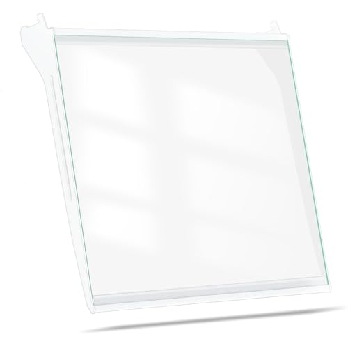 Image of Upgraded 5304511775 Refrigerator Glass Shelf Compatible with Frigidaire Refrigerator Glass Shelf Replacement LFSS2612TF0 5304512782 Frigidaire Fridge Shelves FFSS2615TS2 FFSS2615TS0 FFSS2625TS2