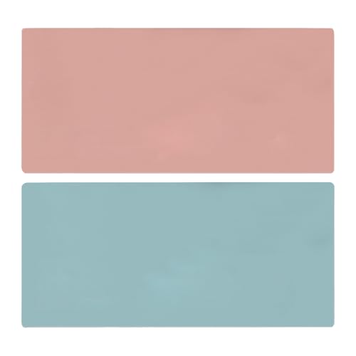 Tapis de clavier pour la maison et le bureau pack de 2 en cuir