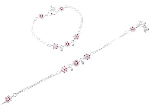 Shree Shobha Collection Silver Anklet Payal for Girl And Womens Size-10.5 inch Weight- 22g (B0CYWPTR9X) Amazon Price History, Amazon Price Tracker