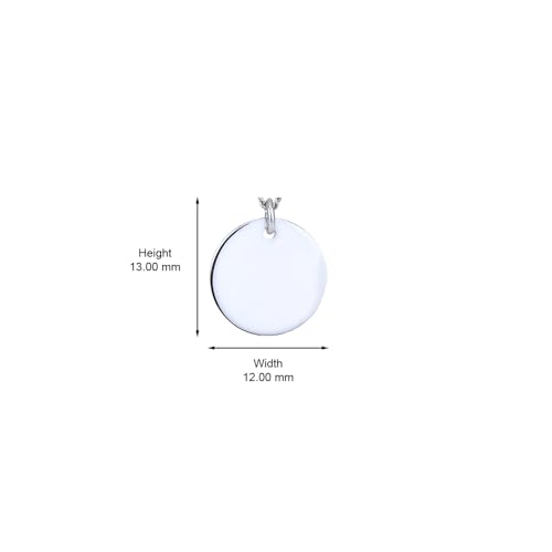 Sterling Silver Jewelry Rhodium Plated with 925 Stamp - Double-Row Disc Pendant Necklace for Women - 16" long + 2" Extender3