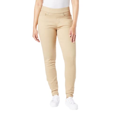 Levi Strauss Signature Gold Women's Totally Shaping Pull-On Skinny Jeans (Available in Plus Size), (New) Safari, 8 Short - image 1