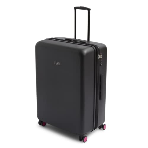 Image of Vera Bradley Women's Hardside Rolling Suitcase Luggage, Black, 22 inch Carry On, 26 inch Check In, & 29 inch Check In