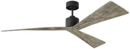Monte Carlo 3ADR60AGP Adler 60" Ceiling Fan with Remote Control, 3 ABS Blades, Aged Pewter