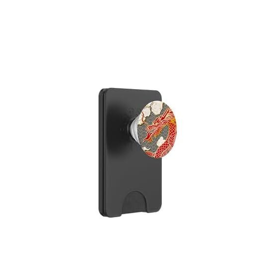 PopSocket - Soporte extensible para teléfono PopGrip Dragon PopSockets PopWallet para MagSafe