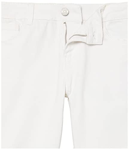 Hudson Girls' Skinny Fit Stretch Denim Jean, White Wash, 10 #TOP2