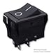 NKK SWITCHES JWL21RA2A SWITCH, ROCKER, DPST, 16A, 250VAC, BLACK (10 pieces)