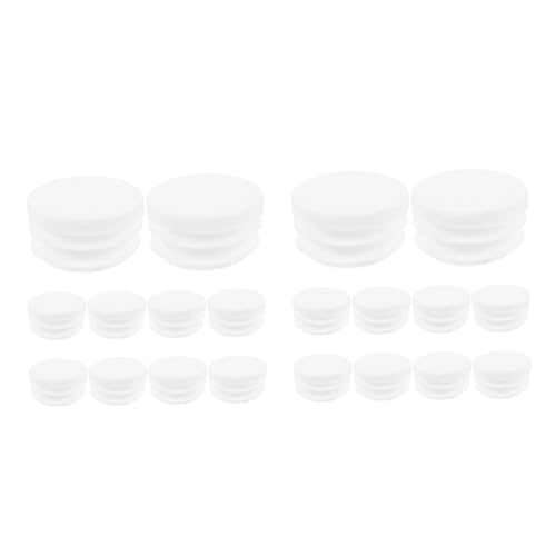 Mikikit 5sets Ice Hockey Stick End Cap Pp Plastic Lacrosse Rod End Cap Easy Installation 10pcs*5