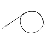 NUOBESTY Cable de Repuesto para Sillón Reclinable 85 Cm Junta de Goma Flexible para Base Hidráulica, Accesorio para Control de Inclinación en Peluquerías y Salones de Belleza