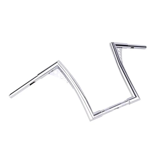 Guidon Moto Rise 10" Chrome pour Sportster Softail Dyna et Fat Boy