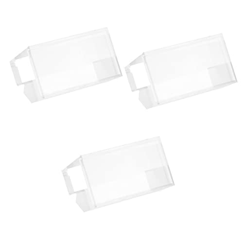 Unomor 3pcs Decorative Stand for Table Wedding Supplies Acrylic Sign Stand Blank Wedding Table Sign