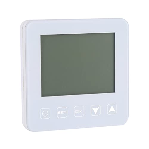 Acouto Termostato de Calefacción Moderno Controlador de Pantalla Táctil LCD para Control de Comodidad del Hogar, para Sistemas de Calefacción Eléctrica
