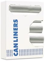 Boardwalk BWK242306 WASTE CAN LINERS, 7-10 GAL, 24 X 24, 6 MIC, NATURAL, 50 BAGS/ROLL, 20 ROLLS/CTN1 CT