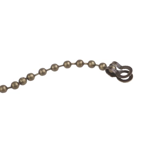 Image of 2pcs Convenient Ceiling Fan Light Pull Chain Extension Pull Chain String Extension with Connector for Ceiling Fan Light Ceiling Fan Pull Chain Extension