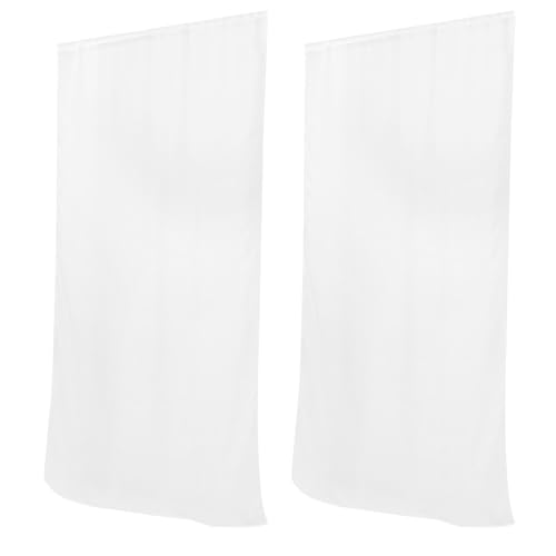 GALPADA Cortina de Ventana de Poliéster 2 Piezas, Elegante y Ligera, CREA Ambiente Relajante y Bloquea Parcialmente la Luz para Sala y Decoración del Hogar
