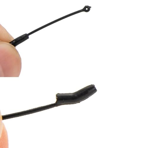 60 piezas Kickers para pesca carpa D Rig, alineadores de línea miniatura 7