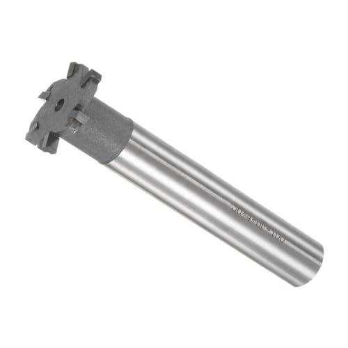 Image of T-Slot Milling Cutters, 6 Flutes 1.18 inch Cutting Dia 0.16 inch Depth, Straight Tungsten Carbide Tip T-Slot End Mill- (Applications: for Copper Milling)