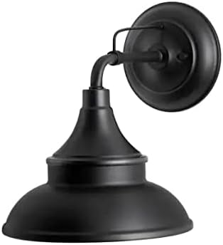 Home Decorators Black Outdoor Barn Light Wall Mount Sconce by Hampton Bay