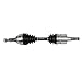 SCITOO Front Left Right CV Axle Half Shaft Fit for Hummer H3 3.5L,for Hummer H3 3.7L,for Hummer H3 5.3L,for Hummer H3T 3.7L,for Hummer H3T 5.3L 2006-2010 66-1417