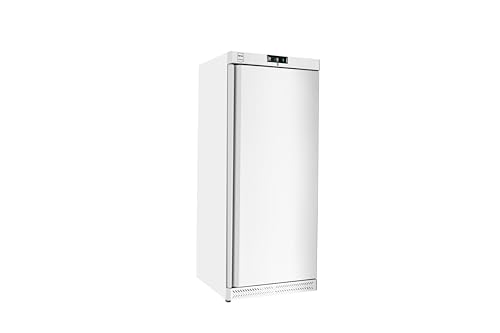METRO Professional Réfrigérateur pro GRE6400, Acier inoxydable, 59.5 x 64 x 188.5 cm, 240 L, ventilateur statique, 300 W, serrure, blanc