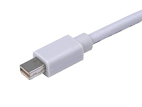 Image of Madhabi Mini DP to VGA Adapter 1080p, Thunderbolt to VGA Female Converter for MacBook Pro /Air, Windows Laptop, Monitor, Projector - Plug & Play
