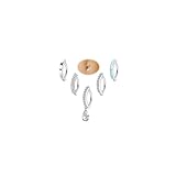 FIASASO 5Pcs Belly Button Ring for Women 14G Short Opal Navel Rings Silver Clicker Belly Piercing Pack Simple Dangle Cute CZ Belly Small Hypoallergenic Belly Button Ring Reverse Piercings Jewelry