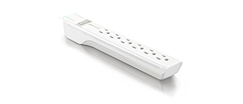 360 Electrical 360314 Suite+ Surge Protector, 6', White #TOP2