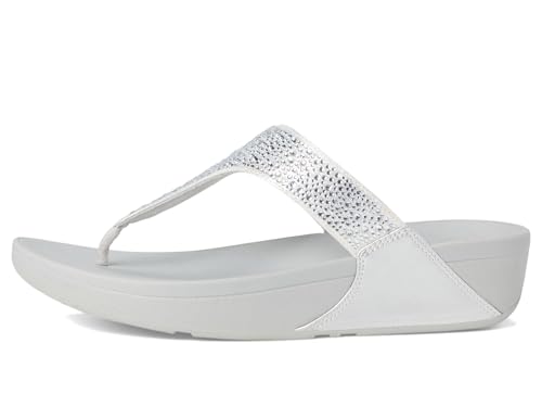 Image of FitFlop womens Lulu Crystal-mix Toe-post Sandals