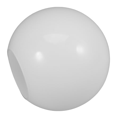 PRETYZOOM Pantalla De Lámpara Esfera De Vidrio Mate Diseño De Boca Plana Adaptable Recambio Para Lámparas Colgantes Mesa Cubierta Redonda Decorativa Resistente