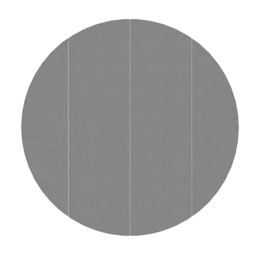 Vidaxl Tapiz De Suelo Piscina Geotextil De Poliéster Gris Claro Ø458Cm, Lona Suelo Piscina, Protector De Suelo Para Piscina, Alfombra De Piscina