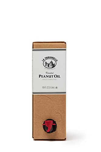 La Tourangelle, Roasted Peanut Oil, Slow Roasted Expeller-Pressed For Rich Flavor, Perfect For Deep Frying & High Heat Cooking, Unrefined, Small Batch Production In Usa, 5 Liters #TOP17