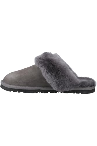 Mules femme Hush Puppies Samantha chaussons d'intérieur en cuir souple