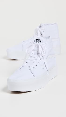 Vans Vans Men's Sk8-Hi Tapered, Canvas True White, Size 7.5