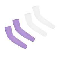 Armmanschetten für Kinder,2 Paare Anti UV Sonnenschutz Ärmel Atmungsaktiv Armstulpen Sommer Armschutz Schnittfeste Ärmel für Jungen Mädchen Volleyball Basketball Armschoner