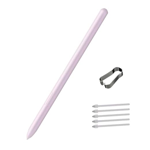 Caneta Stylus Galaxy Tab S9 FE para Samsung Galaxy Tab S9 FE / S9 FE+ / S9 / S9+ SM-X510, SM-X516B S Caneta com pontas (roxa)