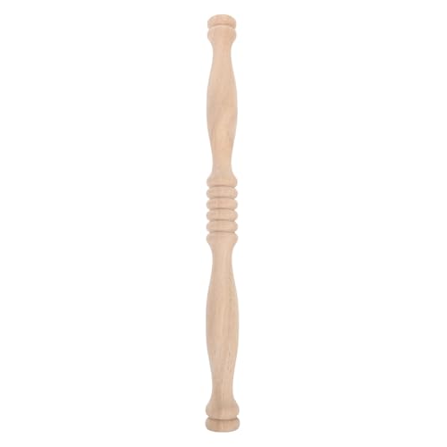 Barandilla de Madera de Columna Redonda Tallada para Proyectos DIY